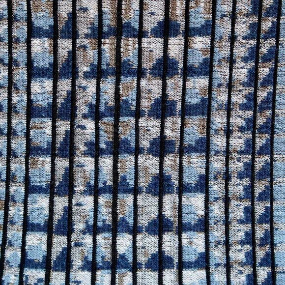 NIC + ZOE Black Grey Blue Navy Knit Sleeveless Fit & Flare Elastic Tank Dress SP - Picture 8 of 10